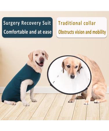 Axcimond Dog Surgery Recovery Suit - Spay Suit for Medium Large Dogs - Male Female Pet Shirt Alternative - Blue - Buy Online on GoSupps.com
