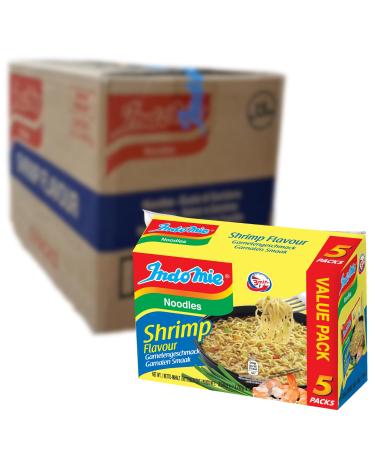 INDOIE Instant Noodles Shrimp 5pack 8x 5 X 70 GR Multipack