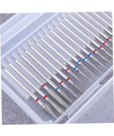 minkissy Diamond Tipped Drill Bits 1 Box Nail Cylinder Head Grinding Head Polisher Manicure Tools Diamond Drill Bit Manicure Head Alloy Glitch To Rotate - Buy Online on GoSupps.com