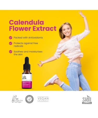 Buy SKIN SUPERFOOD Pomegranate Brightening Eye Serum - 100% Natural & Vegan 15ml | International Shipping Available - Buy Online on GoSupps.com