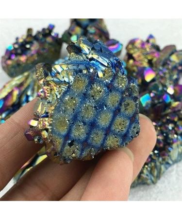 Stone Crafts 30g Quartz Crystal Titanium Cluster VUG Specimen Reiki Home Decor ERBRA - Buy Online on GoSupps.com