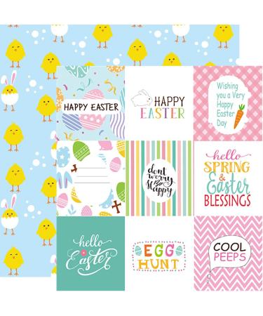 FEPITO Easter Day Pattern Paper Set - 30 Sheets A4 Size Double Sided Decorative Paper for Card Making and Scrapbook Decoration - 10 Patterns Included - Buy Online on GoSupps.com
