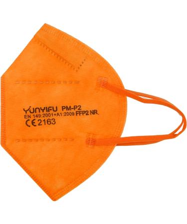 ProMedicalCare FFP2 Colored Face Masks - 100 Pack Orange Individually Packed International Shipping - Buy Online on GoSupps.com