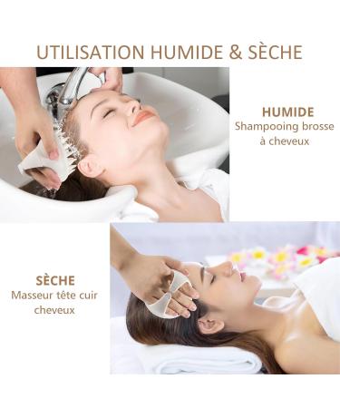 Silicone Scalp Massage Brush - Eco-Friendly Shampoo Brush for Hair Growth & Scalp Care - Buy Online on GoSupps.com