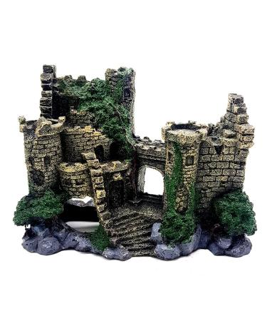 Gotiso Aquarium Decoration Aquarium Ornaments Aquarium Deco Castle Aquarium Decoration Harz Schloss Decorations Classic Burgruinen Harz Aquarium Accessories for Fish Larnel Turtle - Buy Online on GoSupps.com
