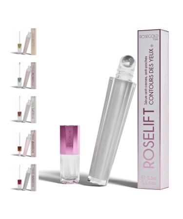 ROSELIFT Natural Anti-Dark Circles, Anti-Puffiness Serum by ROSEGOLD, Reduces Dark Circles/Puffiness Under the Eyes, Brighter Looks, Made in France, Vegan (1 Month Treatment)