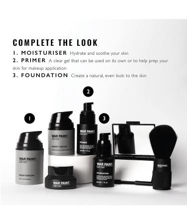 War Paint For Men Cream Concealer with Tea Tree Oil - Vegan & Cruelty-Free - Fathers Day Gift - Natural Looking Makeup for Men - Light Shade - Buy Online on GoSupps.com