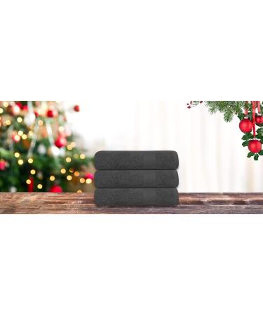 Monark Linen Cotton Terry Bath Towel Set - Quick Dry & Highly Absorbent - 24 x 48 (PK6) - Buy Online on GoSupps.com