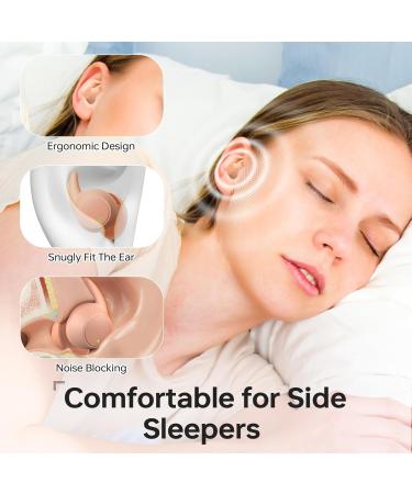 MUSICOZY Bluetooth 5.3 Sleep Earbuds - Wireless Sleep Headphones for Snoring Music & Travel - Lightweight Comfortable Earbuds in Pink - Buy Online on GoSupps.com