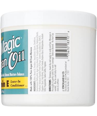 Blue Magic Argan Oil & Vitamin E Leave-in Conditioner 13.75 Oz - Nourishing Hair Treatment - Buy Online on GoSupps.com