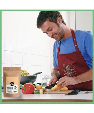 Spicy Welt Oignon Granul (250g) Oignon Semoule | Pour Bagels Rubs BBQ Salades & Marinades | Texture Croquante & Saveur R tie | 100% Naturel Sans Additifs - Buy Online on GoSupps.com