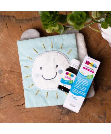 PEDIAKID - Vitamine D3 100% d'origine naturelle - Renforcement des d fenses naturelles - D s la naissance - Couvre 200% des apports journaliers recommand s - Buy Online on GoSupps.com