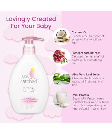 Soft Baby Body Lotion Multi-Pack | Lightweight Soothing Moisturizer with Essential Oils | Gentle & Safe for Babies | 10.1 fl oz (6 Pack - Buy Online on GoSupps.com