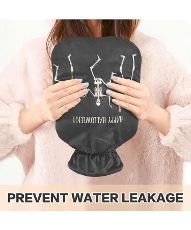 NAANLE Happy Halloween Hot Water Bottle - Transparent Hand/Foot Warmer for Pain Relief & Heat Therapy - 1L - Buy Online on GoSupps.com