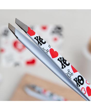 3 Claveles - Hair Removal Tweezers Skewer Decorated Skull Lovers Collection Stainless Steel Hair Removal Tweezers 9.5cm Clamp SESGADA - Buy Online on GoSupps.com