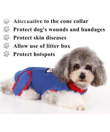 BT Bear Dog Surgery Recovery Suits Soft Elastic Cotton Pet Cat Recovery Jackets Vest After Surgery Clothing After Surgery Wear Anti Licking Wounds (XX-Large) - Buy Online on GoSupps.com