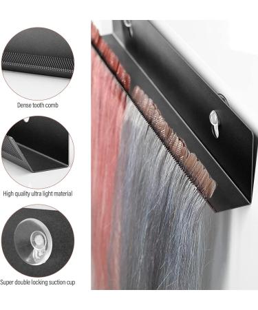 EHDIS Hair Extension Holder - Black with Holes for Washing & Styling Wide Wefts, Bundles & Ponytails - Buy Online on GoSupps.com