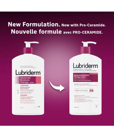 Lubriderm Advanced Moisture Therapy Moisturizing Cream - Fragrance Free Body Lotion 946mL Advanced Moisture Therapy 946 ml (Pack of 1) - Buy Online on GoSupps.com