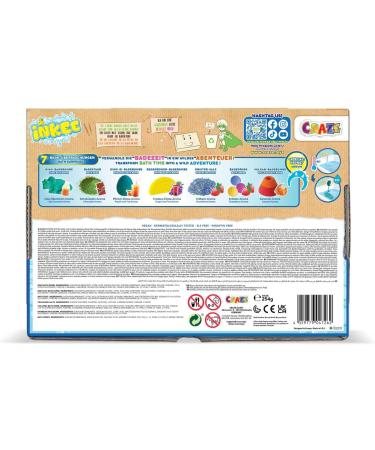 Inkee Gift Box Dino | Children s Bathing Set - 7 Bath Additives Dinosaur Bath Balls & Avocado Oil Swimming Salt | Perfect Kids Gift - Buy Online on GoSupps.com