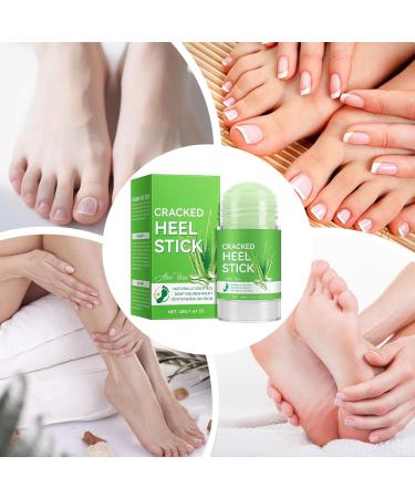 Foot Crack & Crack Prevention Stick - Gentle & Soothing Moisturizer 40g | Restructuring Repair Balm For Cracked Heels For Dry & Cracked Skin Heels Legs Body Women Ho - Buy Online on GoSupps.com