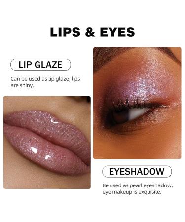 Glitter Lip Gloss | Shimmer Holographic & Sparkly Finish | Long Wear Waterproof 3D Lip Gloss | Buy Now - Buy Online on GoSupps.com