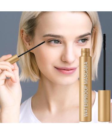 Mascara MakeUpSweat Resistant Mascara AntiSmudge Primer Thick Eyelashes Sweatproof for Sensitive Eyes Women for Performances Swimming Wedding Evening Black - Buy Online on GoSupps.com