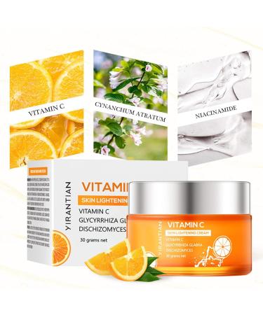 Vitamin C Skin Lightening Cream Vitamin C Face Cream Pigments Dark Spots Removal Hydrating Nourishing Vitamin C Face Moisturiser 30g - Buy Online on GoSupps.com