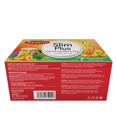 Selen Slim Plus Apricot Herbal Tea - 20 Tea Bags | Slimming & Detox Support | International Shipping Available - Buy Online on GoSupps.com