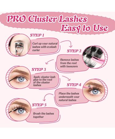 140 Pcs Lash Clusters 2 Styles Mixed Cluster Lashes DIY Eyelash Extensions Eyelash Cluster Extension DIY Individual Lashes Super Thin Band Soft and Easy to Wear (Demure+Blissfu D-Mix) 10-16mix Demure+Blissful - Buy Online on GoSupps.com