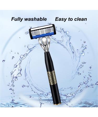 12-Piece Replacement Blades for Men s Wet Razors | Metal Handle 7 Layers | Perfect Gift for Him - Buy Online on GoSupps.com