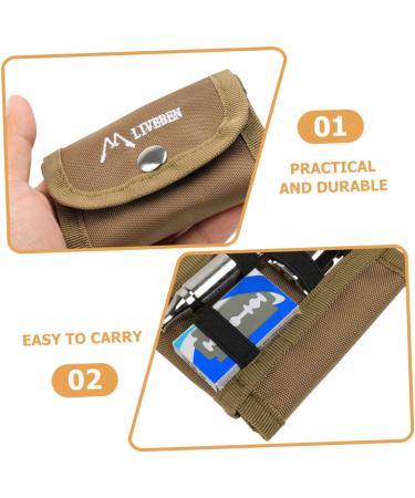 Minkissy 5pcs Razor Storage Bag | Male Travel Oxford Cloth Storage Rack - Durable & Stylish Organization for Shaving Essentials - Buy Online on GoSupps.com