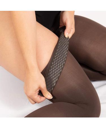 RIEMTEX PREMIUM Compression Stockings Class 2 (CCL2) 23-32 mmHg - Open Toe Thigh Highs for Women & Men - Brown Size 2 - Buy Online on GoSupps.com