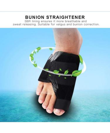 Bunion Corrector - Soft Elastic Fabric for Pain Relief | Non-Surgical Hallux Valgus Support | Day & Night Use (Right) - Buy Online on GoSupps.com