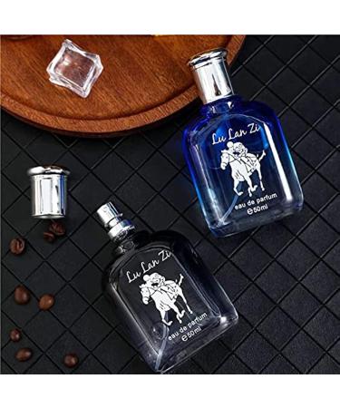 Knight Pheromone Cologne Men's Pheromone Perfume Golden Lure Long Lasting 50ml (2 Bottles) Unisex Black + Blue - Buy Online on GoSupps.com