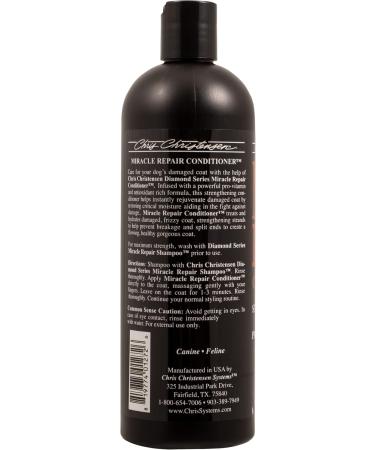 Chris Christensen Diamond Series Miracle Repair Conditioner - Professional Dog Care for Smooth Fur | 473ml - Long-Lasting & Deep Repair Formula - Buy Online on GoSupps.com