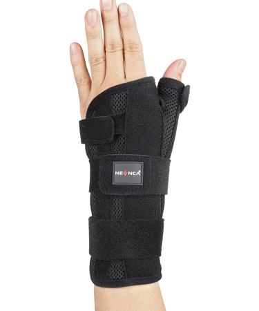 NEENCA Adjustable Night Wrist Support Brace with Splints - Carpal Tunnel Relief - Left Hand S/M/L - Buy Online on GoSupps.com