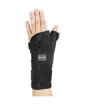 NEENCA Wrist Support Brace Adjustable Night Sleep Hand Support Brace with Splints Palm Wrist Orthopedic Brace with Thumb - Professional for Carpal Tunnel Relieve and Treat Wrist Pain or Injuries Left Hand S/M/L - Buy Online on GoSupps.com