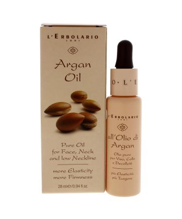 L'Erbolario Argan Face Oil - Enriched With Vitamin E To Nourish And Hydrate The Skin - Promotes Youthfulness And Firmness Of The Face - Daily Moisturizer For Glowing And Radiant Complexion - 0.94 Oz