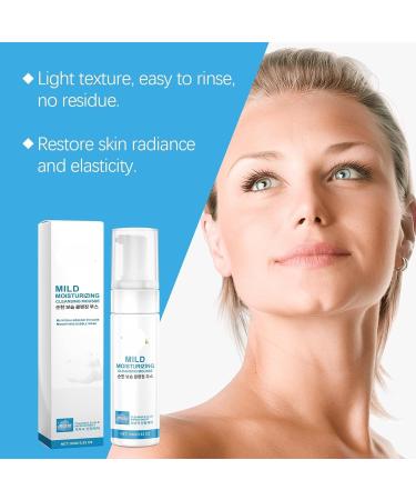 Mousse Nettoyante Hydratante Douce - Nettoyant Visage Quotidien En Profondeur Hydrate Booste L' clat Pompe Pratique(2PCS) - Buy Online on GoSupps.com