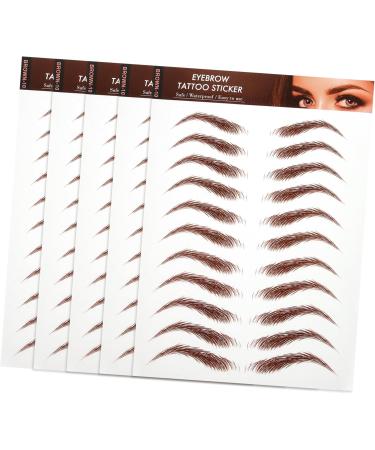 Beavorty 15 Sheets Eyebrow Stickers Grooming Shaping Eyebrow Authentic Eyebrow Simulation Eyebrow 1 count (Pack of 1) Brownx3pcs - Buy Online on GoSupps.com