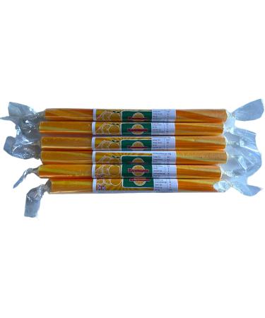 50 X Refreshing Orange Rock Sticks Handmade Traditional Rainbow Classic Sweets Retro Seaside Gift Wholesale Confectionery - Buy Online on GoSupps.com
