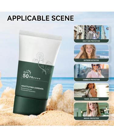 Heartleaf Houttuynia Cordata Silky Korean Moisturizing Spf 50+ Sun Cream Heartleaf Silky Moisture Sun Cream Heartleaf Silky Moisturizing Sunscreen Houttuynia Cordata Sunscreen (1PC) - Buy Online on GoSupps.com