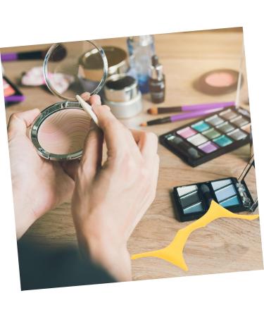 DOITOOL Accessories Brow Makeup Supplies Brow Shaping Template Brow Stencil Brow Template Makeup Tools Make up Auxiliary 17.3x5.9cm Yellow - Buy Online on GoSupps.com