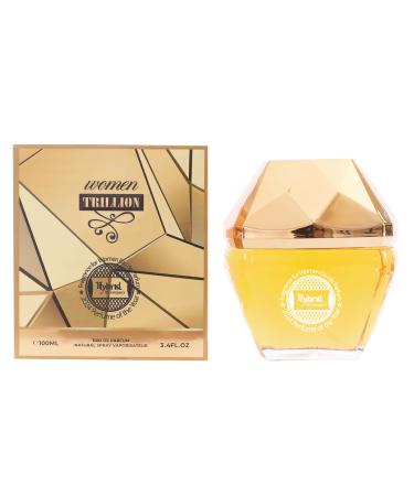 Hybrid & Company Women Trillion Eau De Parfum Vaporisateur Natural Spray 3.4 Fl Oz Trillion 3.4 Fl Oz (Pack of 1)