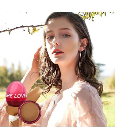 Face Cream Blusher Blush with Egg Sponge Silky Smoth Blush Cream Blendable Finish Blush 24H Long Lasting Blush for Women Makeup (Bronze- Gold) 1 count (Pack of 1) - Buy Online on GoSupps.com