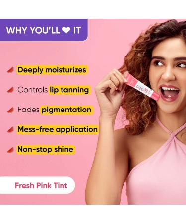 Watermelon Lip Balm 12gm | Intense Moisturizer Tinted Pink Lips SPF 30 Sun Protection Vitamin C+E for Women - Hydrate & Glow - Buy Online on GoSupps.com