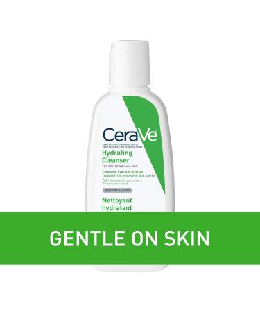 CeraVe Hydrating Face Wash Travel Size Daily Facial Cleanser for Dry Skin Fragrance Free 87 Milliliters 87 ml (Pack of 1) Face Wash - Buy Online on GoSupps.com