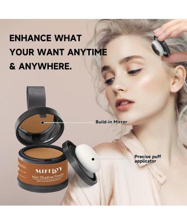Buy Mifeloy Hairline Powder Set - Light Brown Invisible Concealer with Mirror & Sponge | Waterproof Hair Makeup for Instant Coverage - Perfect for Men & Women - Buy Online on GoSupps.com