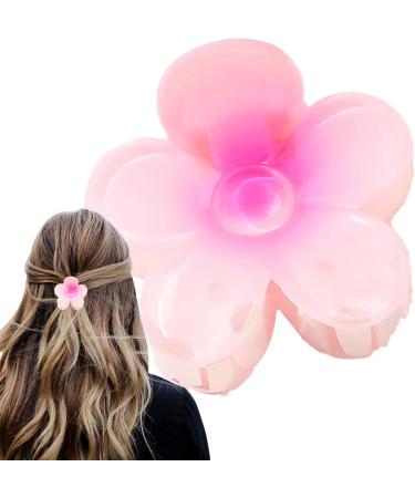 Hair Clips Flower Cute Hawaiian Flower Hair Clips - Strong Hold Hair Clips Flower Hair Accessories For Women & Girls For Thick & Thin Hair Gradient pink and purple - Buy Online on GoSupps.com