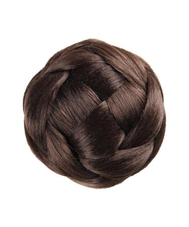 Battnot women hair parts braid pretty female-girl-horses-hinge-horn-haired-hair ring rolls smooth hair extension straight heat-resistant humans wrap around hair piece (10 x 6cm b) 10 x 6cm b